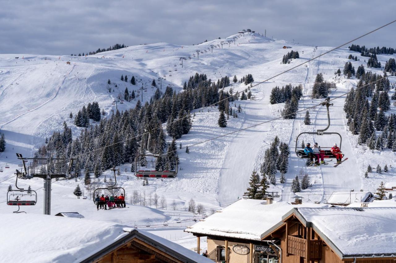 Les Saisies Appart 1 Chambre Au Pied Des Pistes Eksteriør bilde